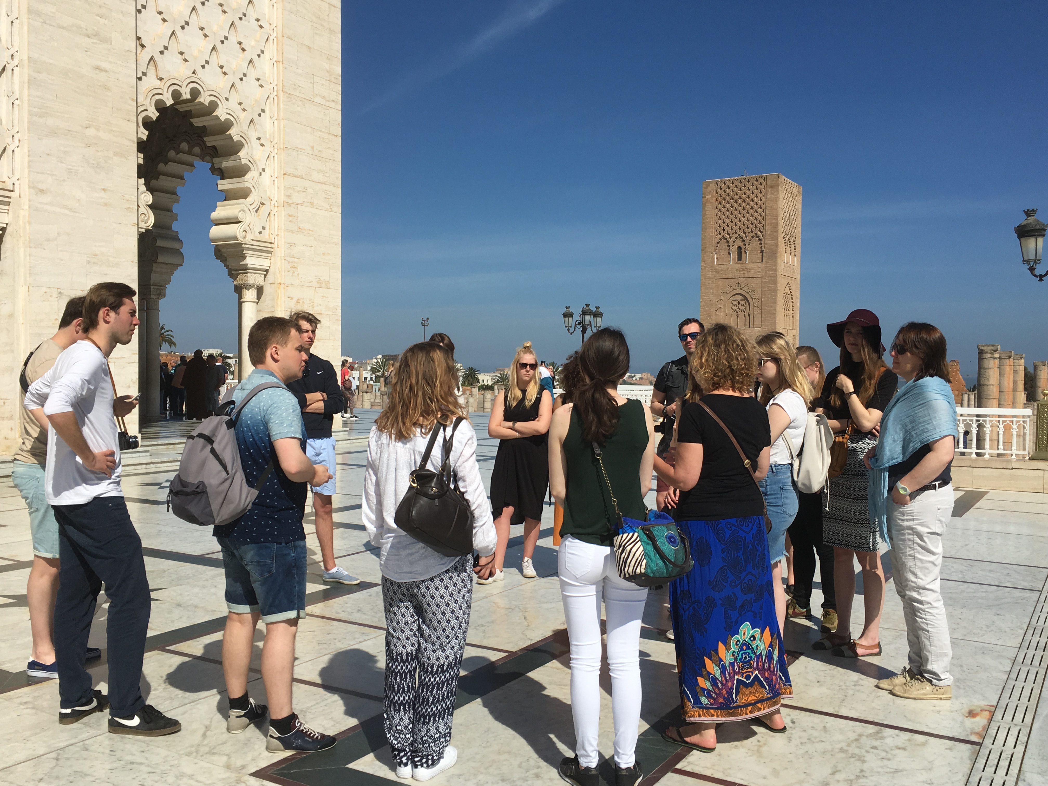 bezoek aan Mausoleum van Hassan II